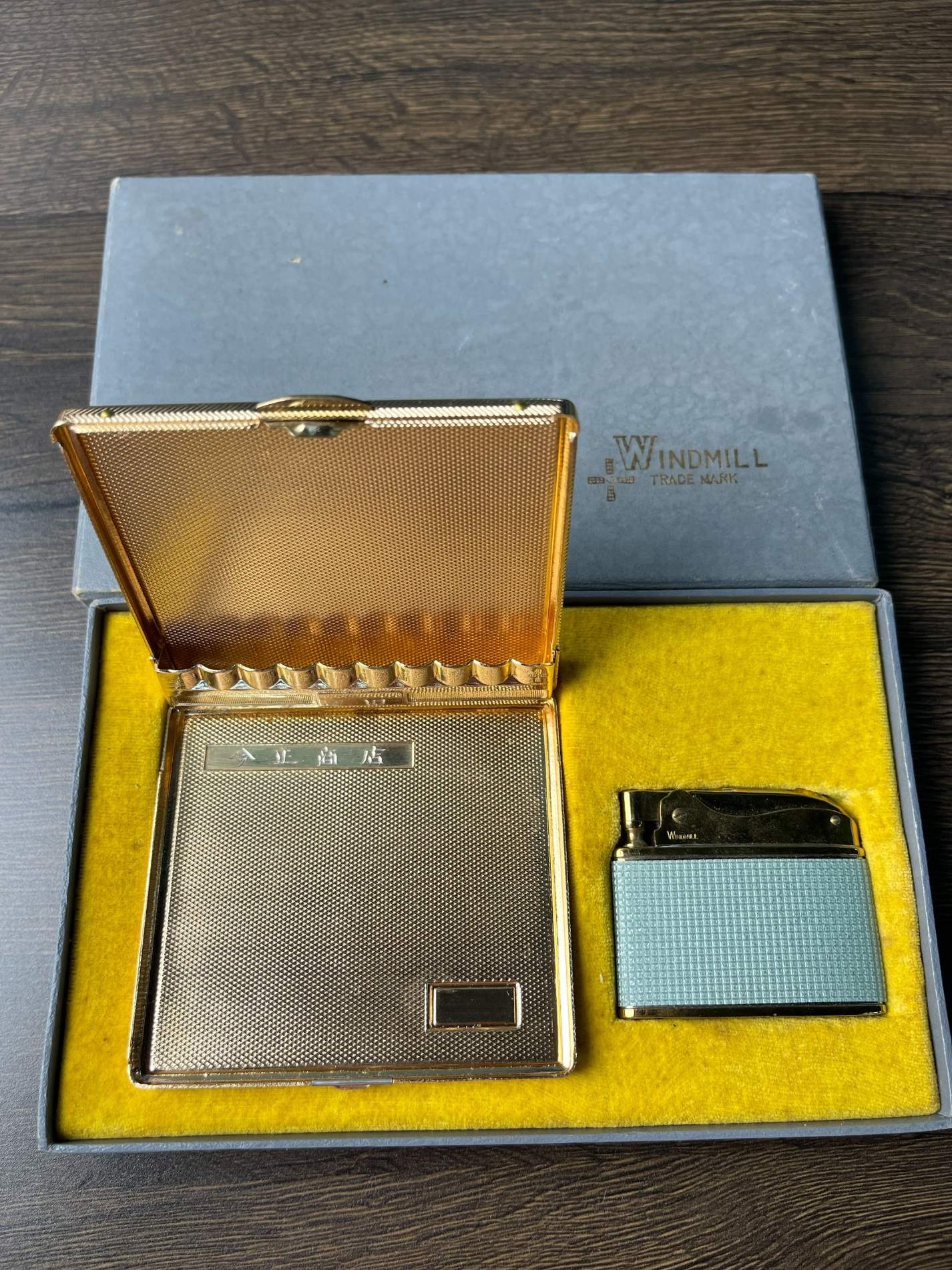 【c126】Windmill 風車 アンティーク·ガス·ライター